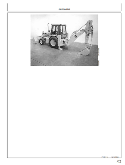 John Deere 315D Series II Sideshift Backhoe Loader Operation & Maintenance Manual PDF