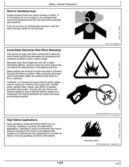 John Deere 315SL Backhoe Loader Technical Operator Manual