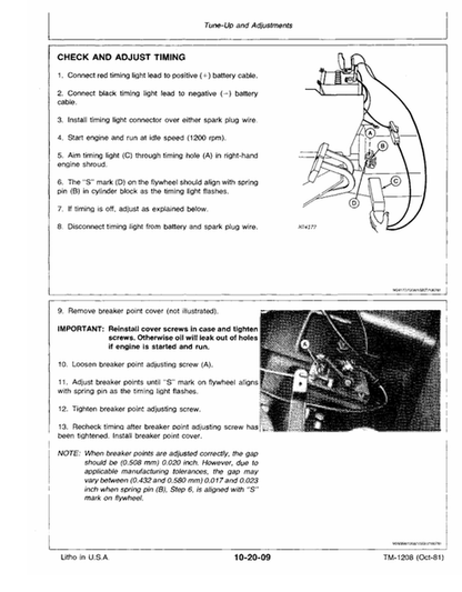John Deere 317 Hydrostatic Tractor Service & Technical Manual