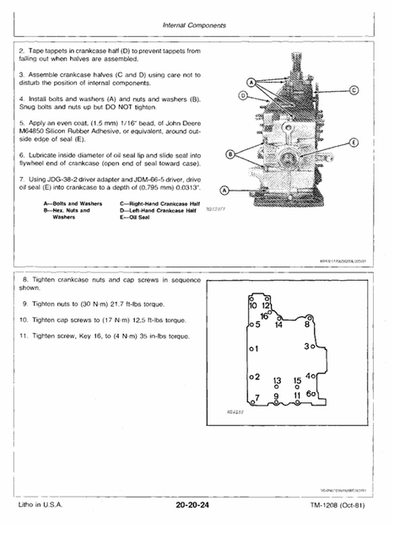 John Deere 317 Tractor Technical Service Manual TM1208