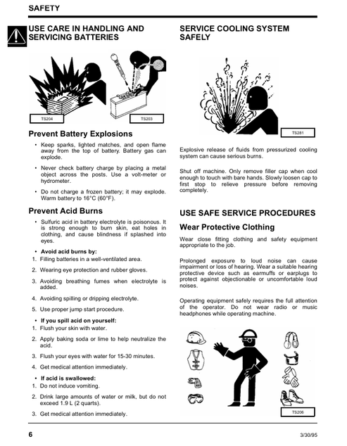 John Deere 325 345 Lawn and Garden Tractor Maintenance Manual PDF