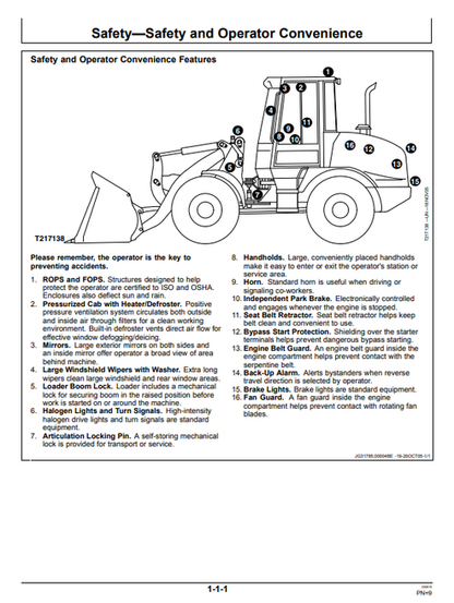 John Deere 344J Loader Operation & Maintenance Manual