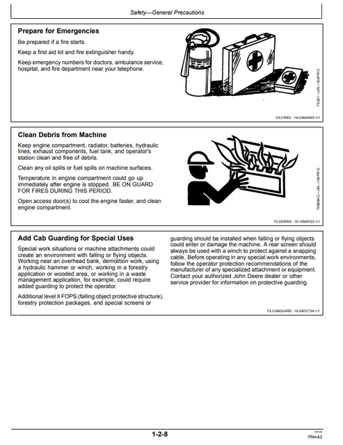 John Deere 350GLC Excavator Operation Manual OMT352707X019