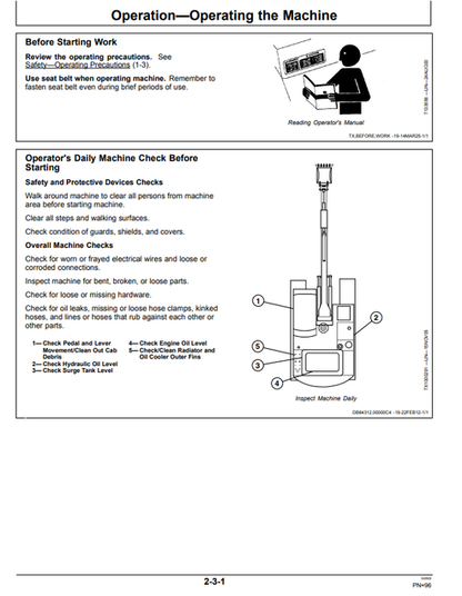 John Deere 350GLC Excavator Operator Guide PDF