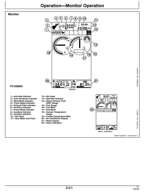 John Deere 350GLC Hydraulic Excavator Operator Manual PDF