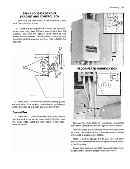 John Deere 3550 3560 Sideboom Operating & Maintenance Manual