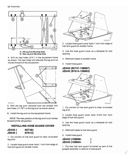 John Deere 3605 Grapple Attachment Operator Manual OMT35736