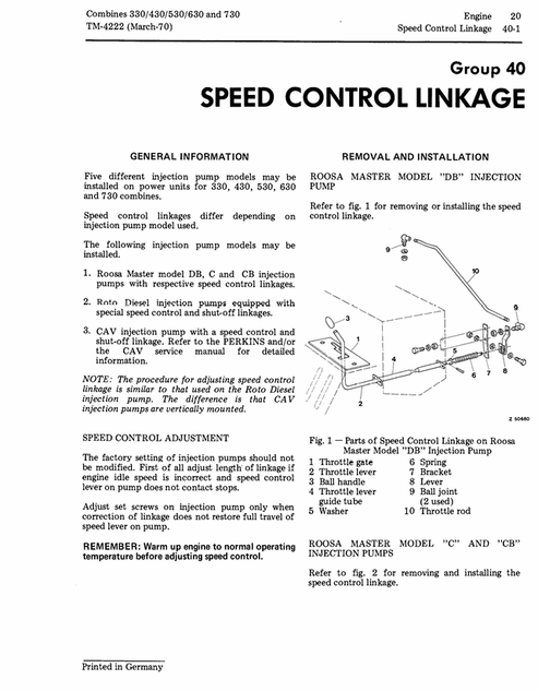 John Deere 360 330 430 530 630 And 730 Combine Repair Manual TM4222