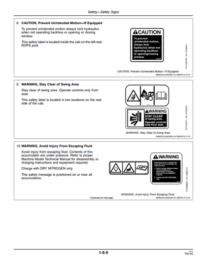 John Deere 410K 310SK Backhoe Loader Operating Manual