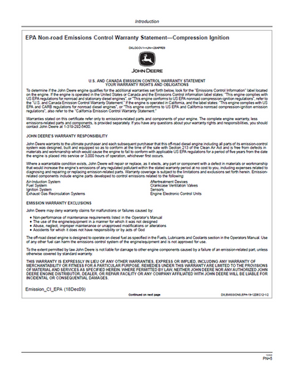 John Deere 410K Backhoe Loader Operation & Maintenance Manual