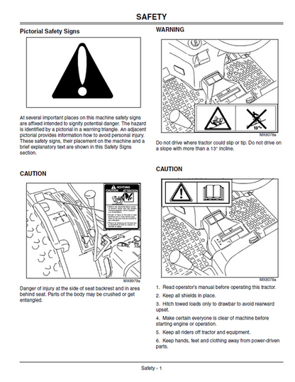 John Deere 4110 4115 Compact Utility Tractor Operator Guide PDF