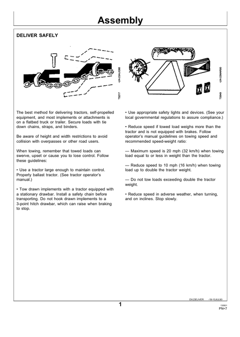 John Deere 435 & 535 Round Baler PDI Manual PDIE82463