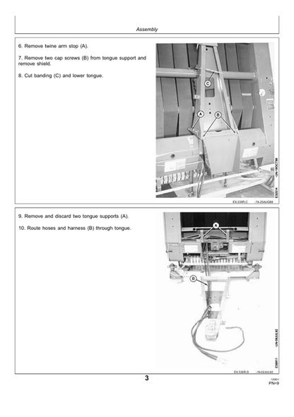 John Deere 435 535 Round Baler Setup & Inspection Manual