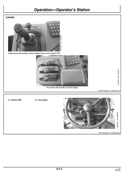 John Deere 444J 544J 624J Loader Operation Manual OMT197190
