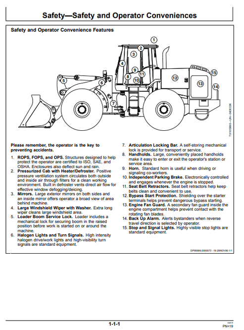 John Deere 444J Loader Operation & Maintenance Manual