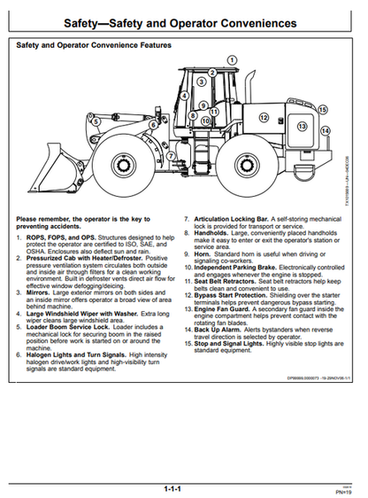 John Deere 444J Loader Operation & Maintenance Manual