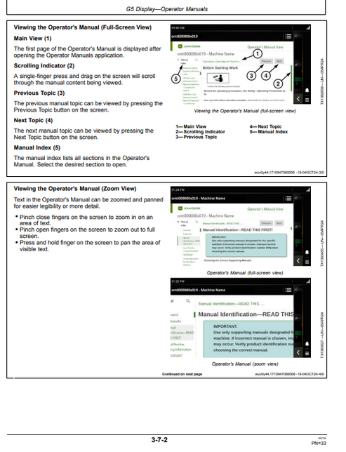 John Deere 450 P, 550 P, 650 P, 700 P, 750 P, 850 P & 850 X Operator Manual PDF