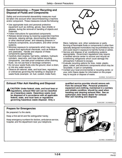 John Deere 470GLC Excavator Manual PDF OMT293261