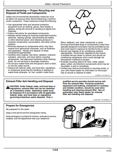 John Deere 470GLC Excavator Manual PDF OMT377205X19