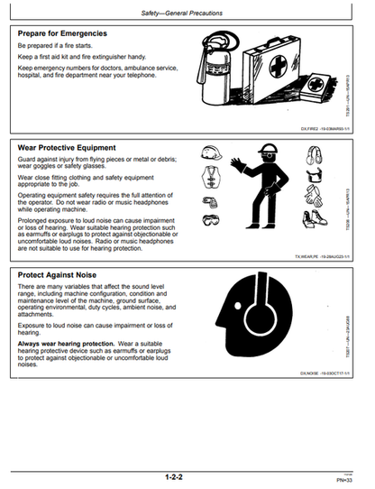 John Deere 470 P Excavator Operating Instructions Manual PDF