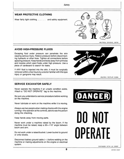 John Deere 490 Excavator Operation Manual Download