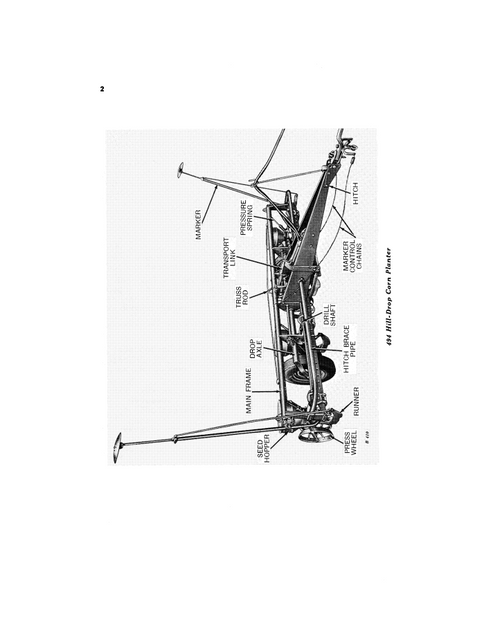 John Deere 494 495 Planter Technical Operating Manual OMB25002B PDF