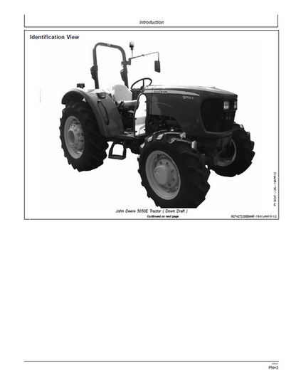 John Deere 5050E Agricultural Tractor Operator Manual PDF
