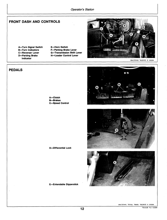 John Deere 510B Backhoe Loader Technical Operator Manual