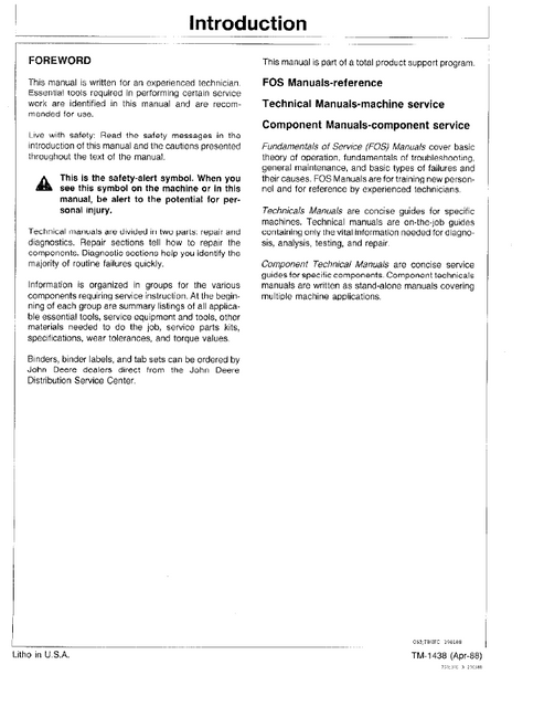 John Deere 540D 548D Grapple Skidder Service Repair Manual PDF