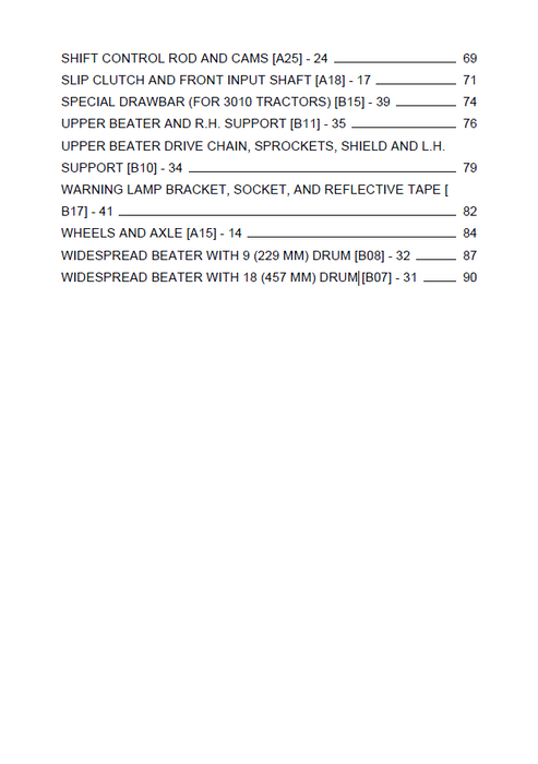 John Deere 54 Spreader Parts Manual PC1154 PDF