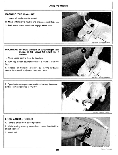 John Deere 555A Crawler Loader Operating Guide