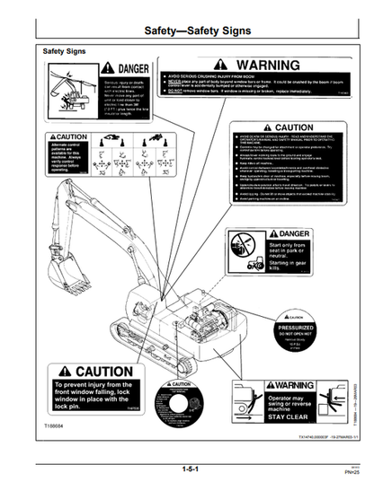 John Deere 600CLC And 800C Excavator Operation Manual PDF