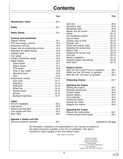 John Deere 6010 6110 6210 6310 6410 Owner Operator Guide