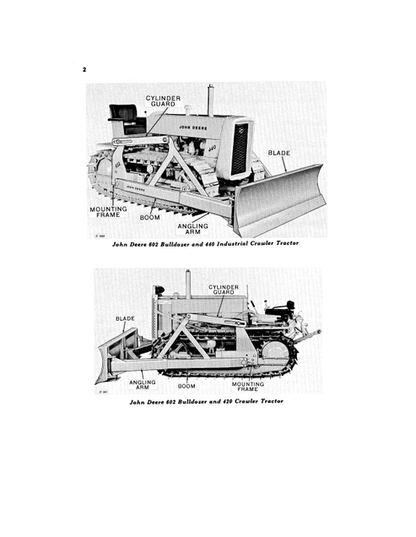 John Deere 602 Bulldozer Operation & Maintenance Manual