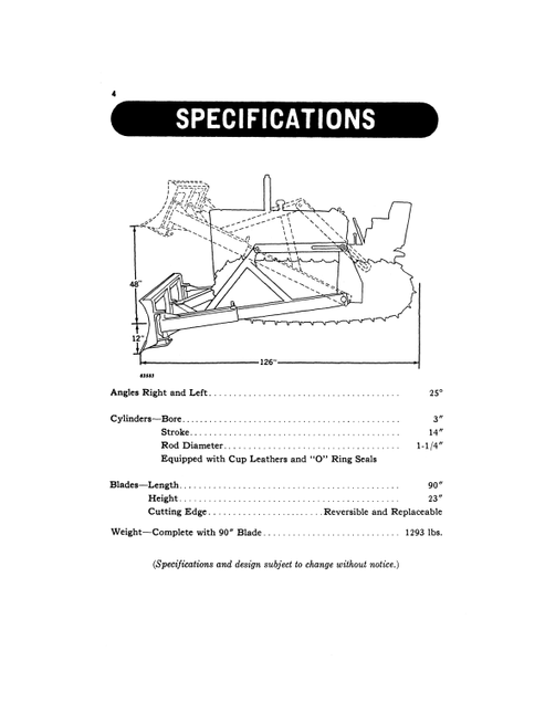 John Deere 602 Bulldozer Operator & Maintenance Guide OMU11413