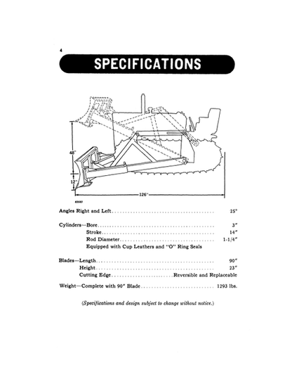 John Deere 602 Bulldozer Operator & Maintenance Guide OMU11413