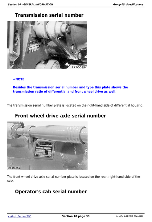 John Deere 6215 6415 6615 6715 Tractor Service Manual PDF