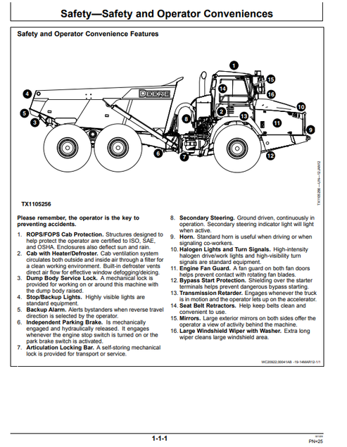John Deere 622 Dozer Operator & Maintenance Manual OMU15837