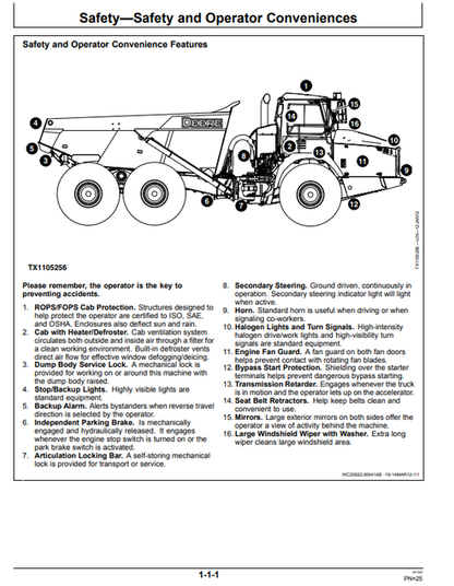 John Deere 622 Dozer Operator & Maintenance Manual OMU15837