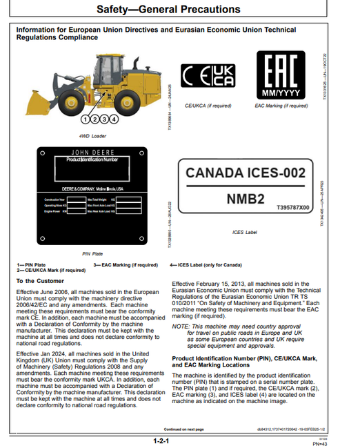 John Deere 624 P 4WD Loader Operator Guide PDF
