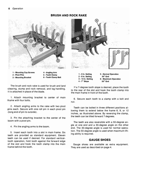 John Deere 6310 Bulldozer Attachment Operator Manual OMT33516