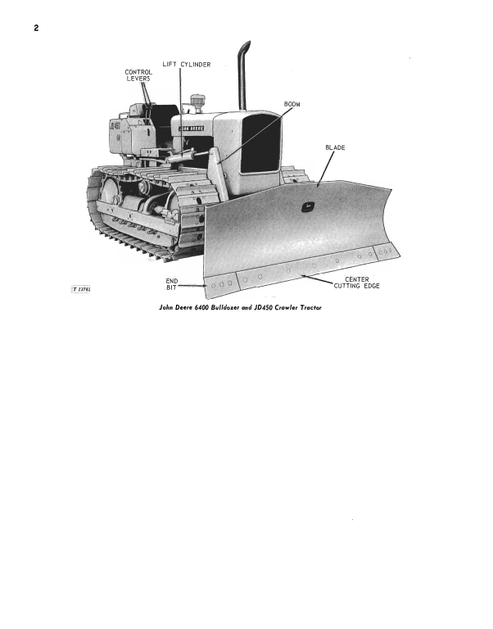 John Deere 6400 Bulldozer Operation & Maintenance Manual