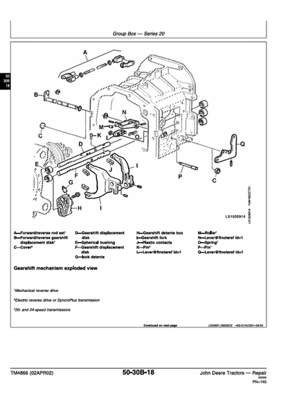 John Deere 6405 6605 Workshop Technical Repair Manual TM4866