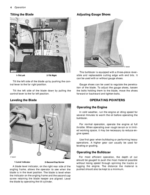 John Deere 6405 Bulldozer Manual for JD450-B Crawler OMT33517