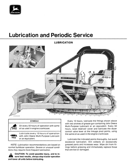 John Deere 6410 Bulldozer Operator Manual OMT40197