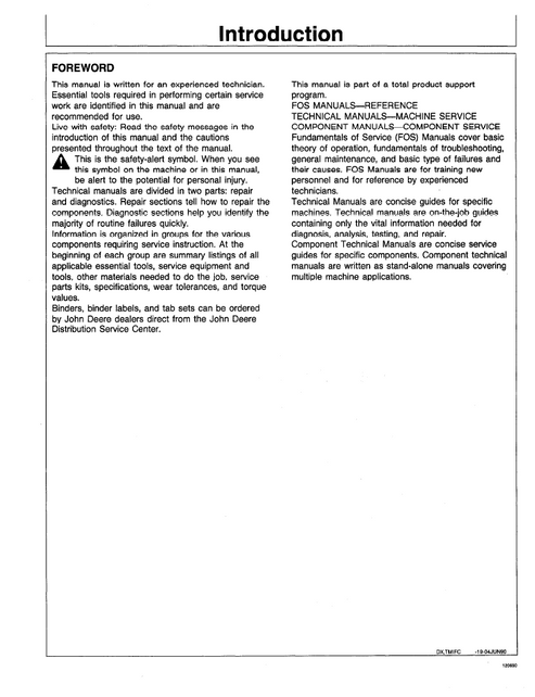 John Deere 643 Feller-Buncher Service Repair Manual PDF