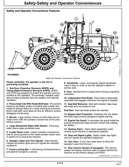 John Deere 644 G-Tier 4WD Loader Operation Manual OMT471622X019