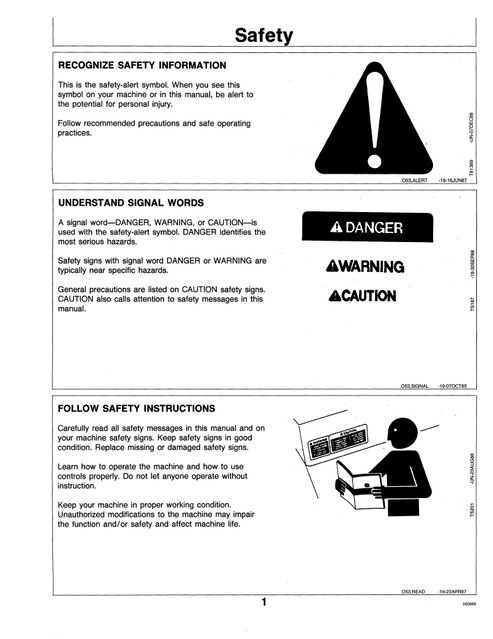 John Deere 655 755 855 955 Utility Tractor Operator Guide PDF