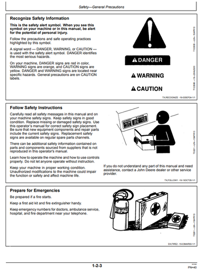 John Deere 65 P Excavator Operating Guide Manual