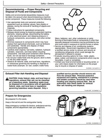 John Deere 670GLC Excavator Manual OMT293264